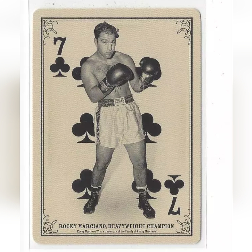 Rocky Marciano 🥊 Boxing Trading Card Panini #7 🔥 Brockton Bomber